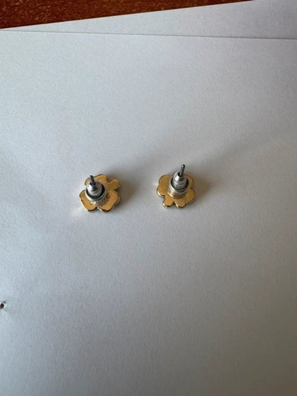 clover earring studs - Picture 2 of 3